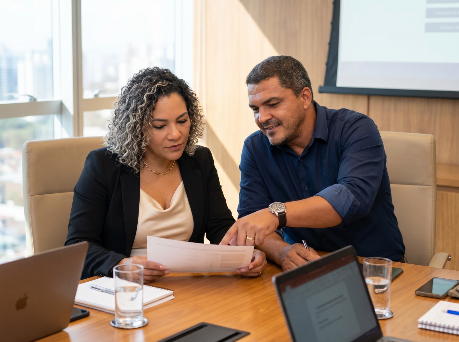 Carlos Webston e Ana Paula, sócios da Renovo